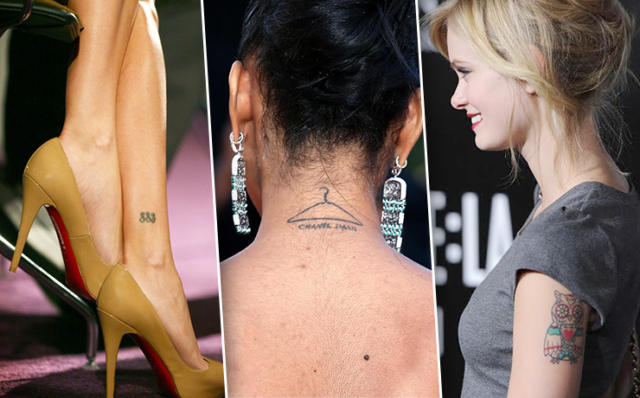 Неожиданные татуировки звезд: красиво или ужасно?