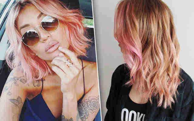 Розовое золото: модный оттенок волос, который идет всем!