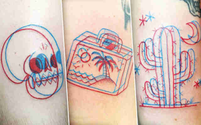 Горячий тренд: крутые идеи для объемных татуировок